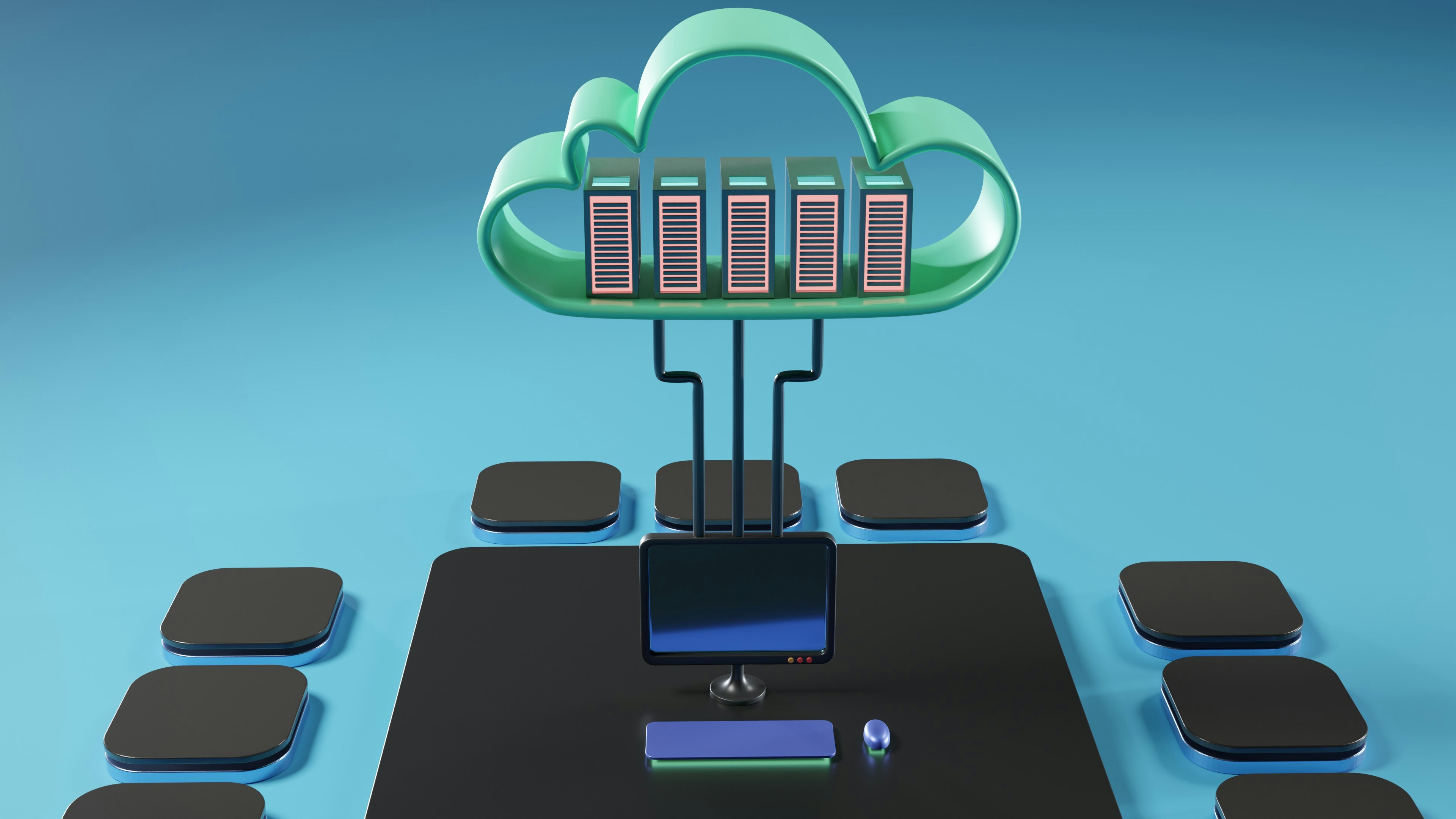 Cloud computing infrastructure and data servers